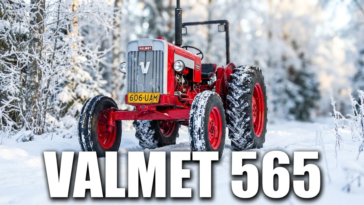 Puunajoa 1960-luvun kalustolla. Miten Valmet 565 selviytyy myrskypuiden ajossa? #Valmet #metsätyöt