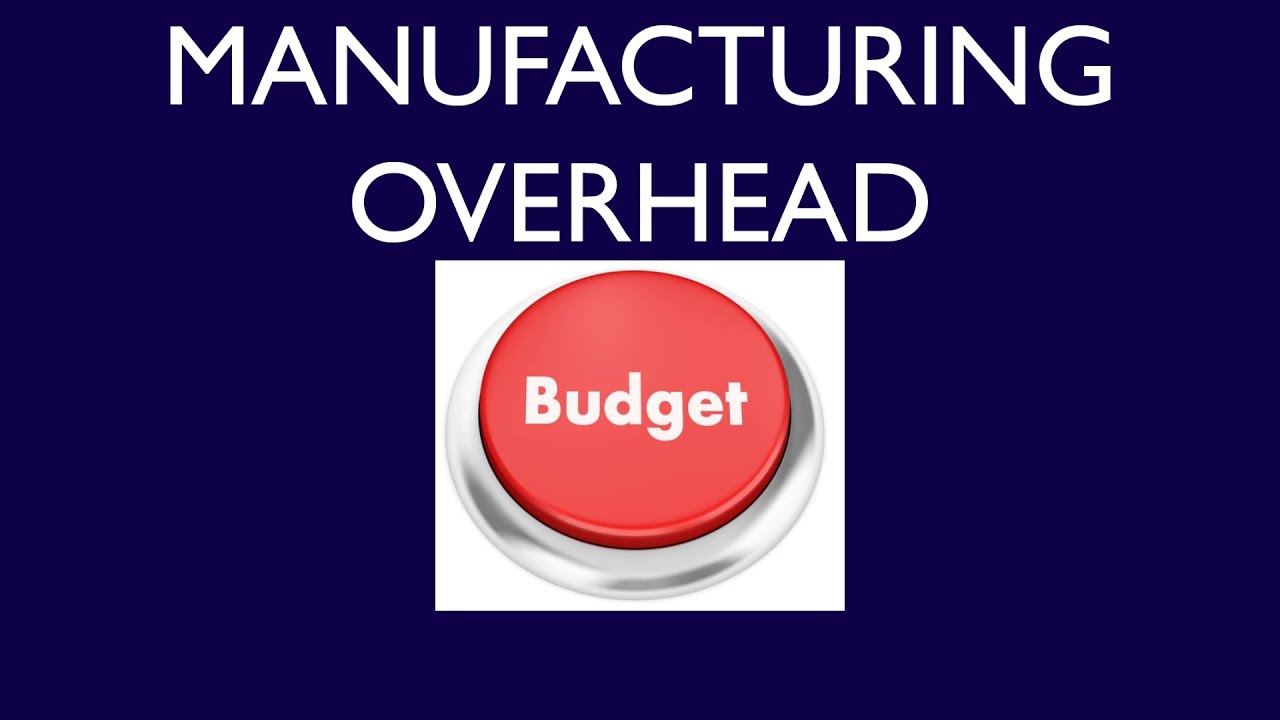 Chapter 10, Video 6, Prepare a Manufacturing Overhead Budget!