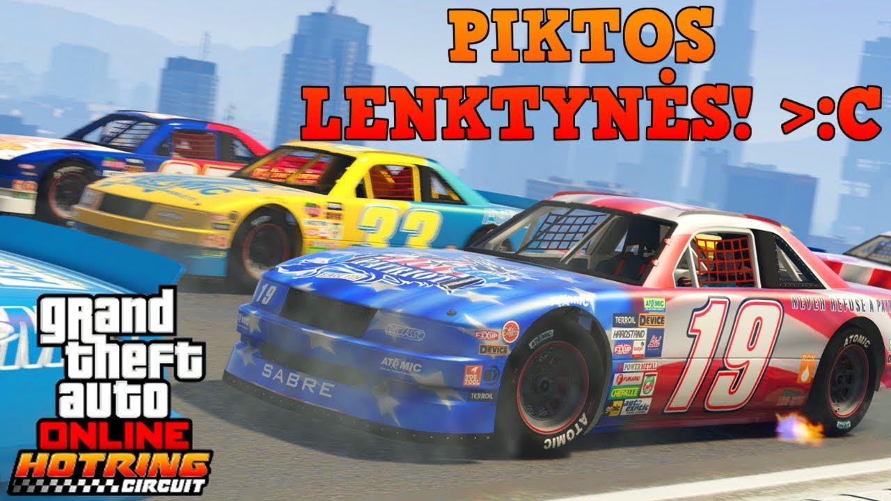 Edvisss Žaidžia - GTA Online #43 PIKTOS LENKTYNĖS! :C