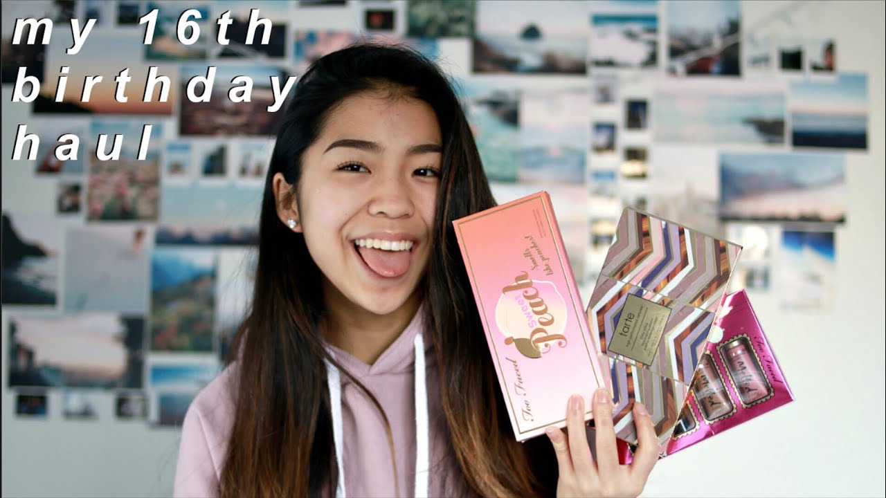 My 16th birthday haul!