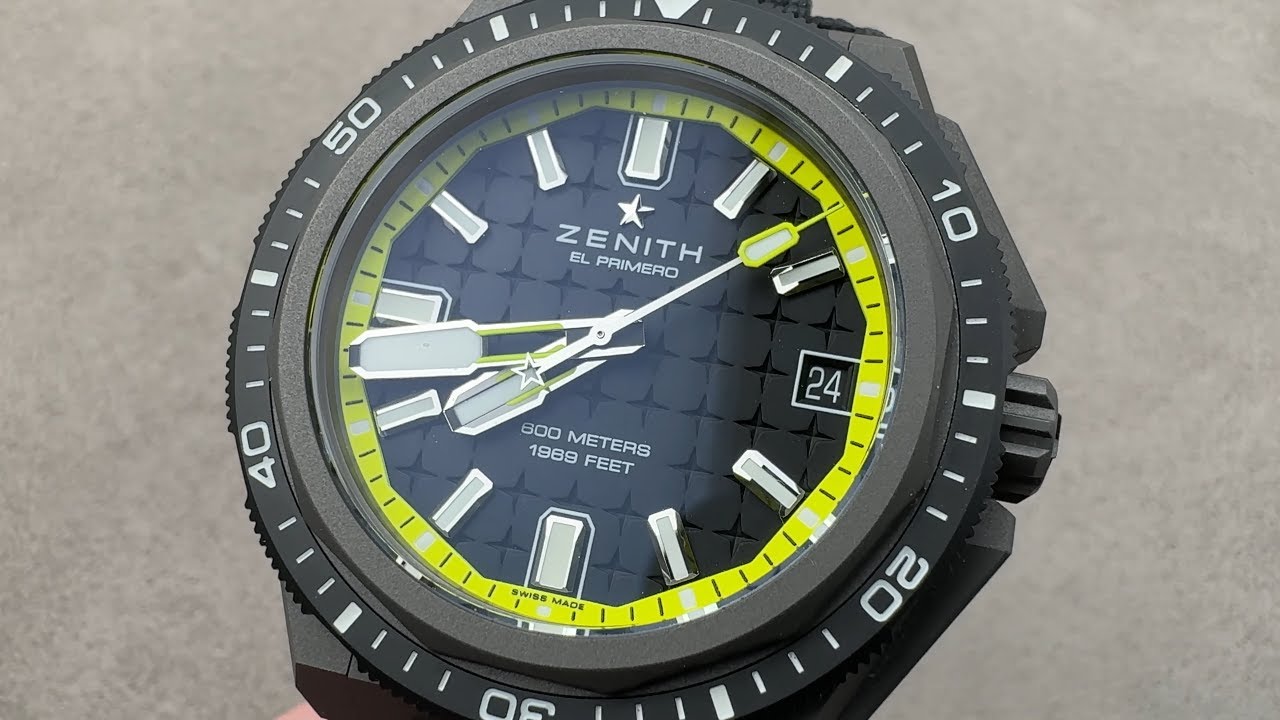 Zenith Defy Extreme Diver (97.9600.3620/21.I300) Zenith Watch Review