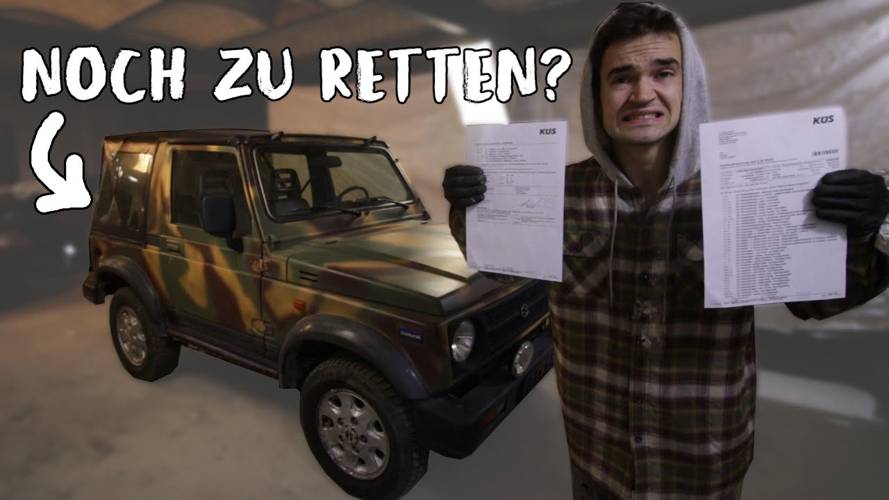 Auto mit 2 SEITEN M&Auml;NGELLISTE gekauft - KANN  ICH ES RETTEN? | Suzuki Samurai Umbau
