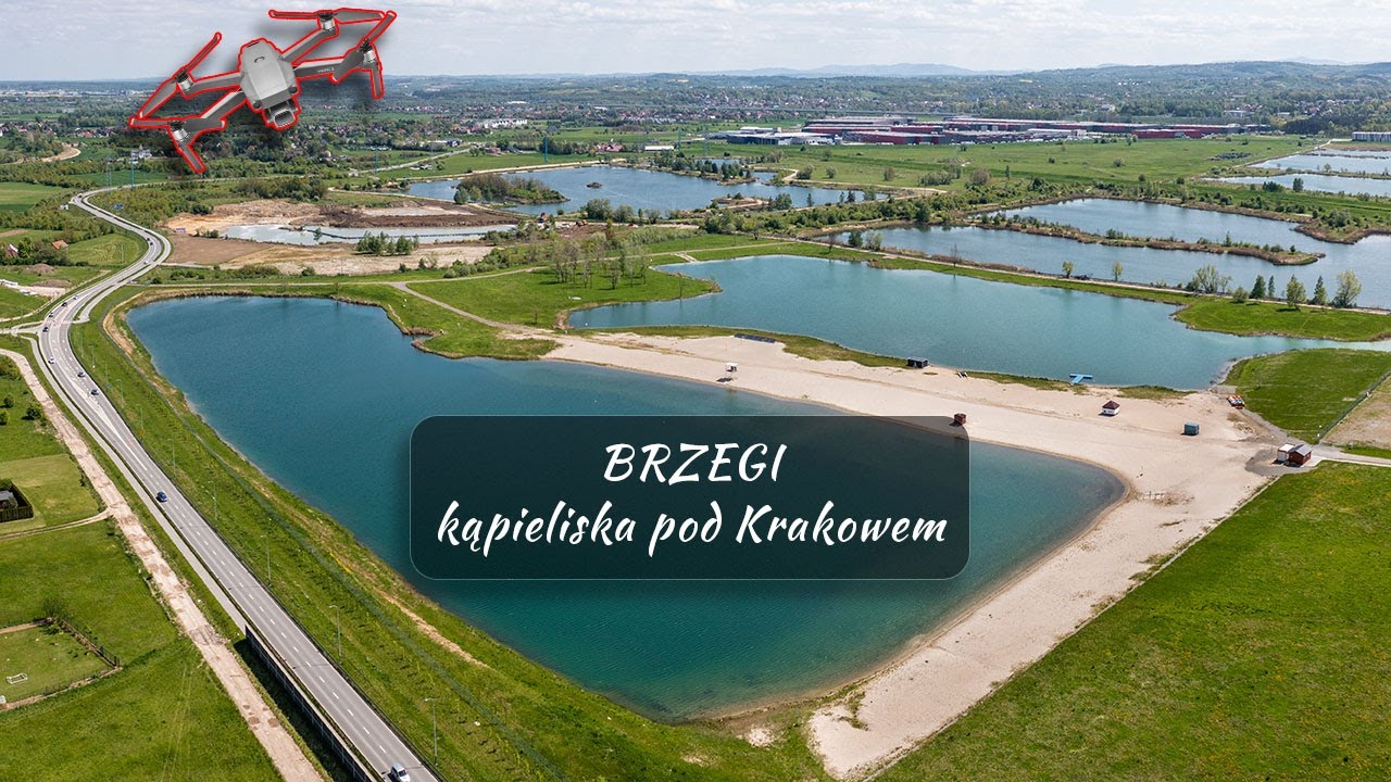 Brzegi pod Krakowem, kąpieliska po żwirowni