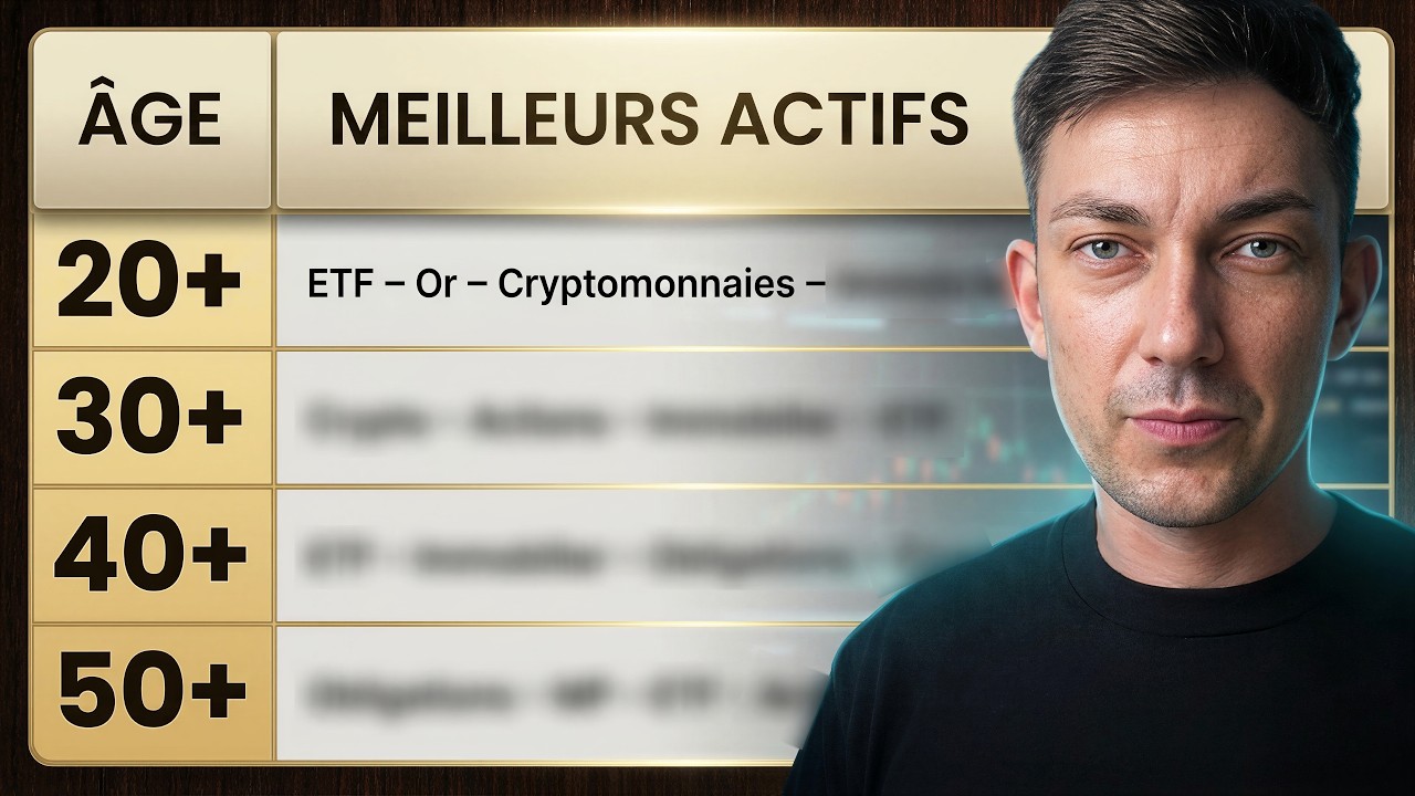 Les MEILLEURS actifs selon ton âge (20, 30, 40, 50 ans)