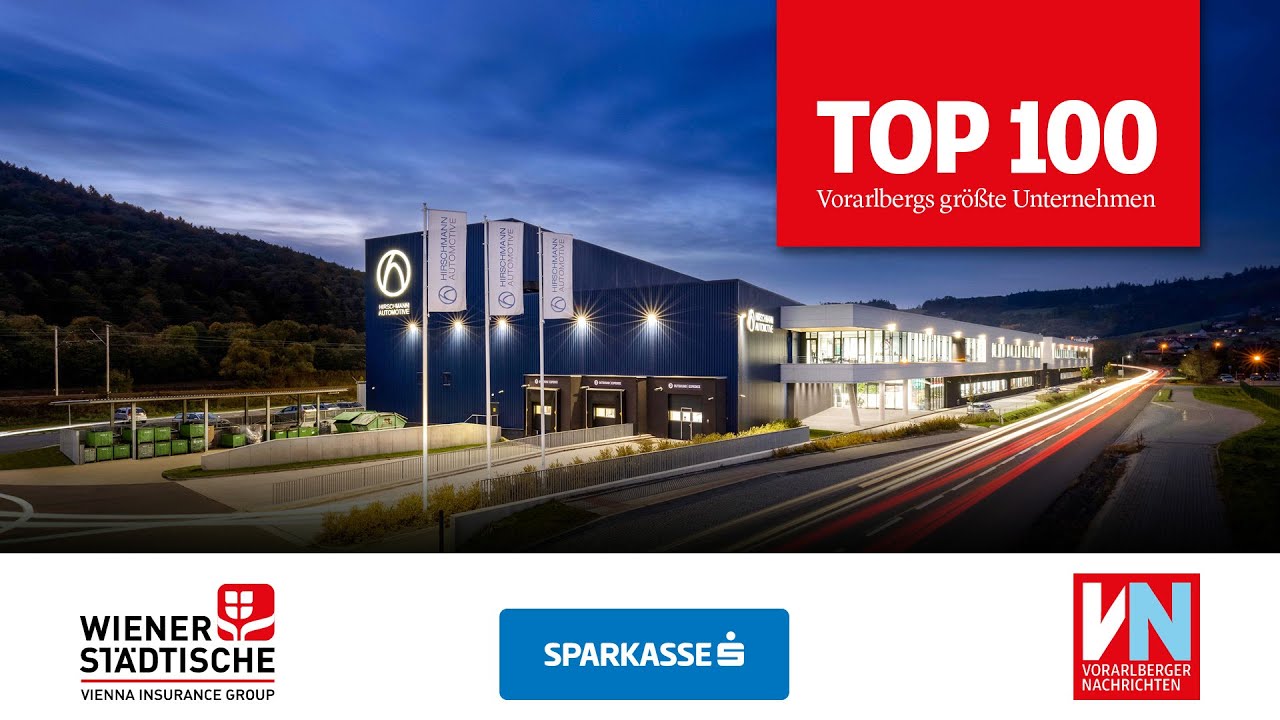 TOP 100 - Vorarlbergs größte Unternehmen 2022