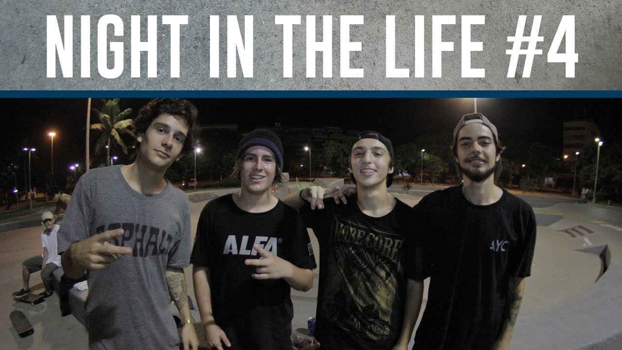 SESSÃO DE SKATE NOTURNA COM 3SSKATERS! | NIGHT IN THE LIFE #04