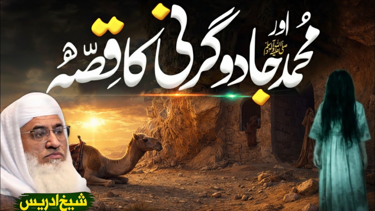 حضور ﷺ  او د جادوگرے کافرے جینی واقعہ| Molana Sheikh Idrees Sahib Pashto Bayan 