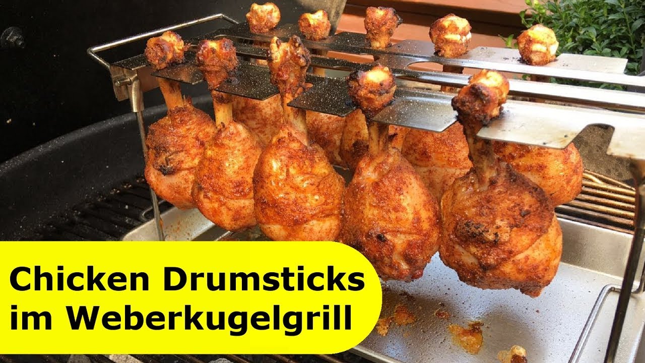 019 - Chicken Drumsticks - Hähnchen Unterschenkel vom Kugelgrill