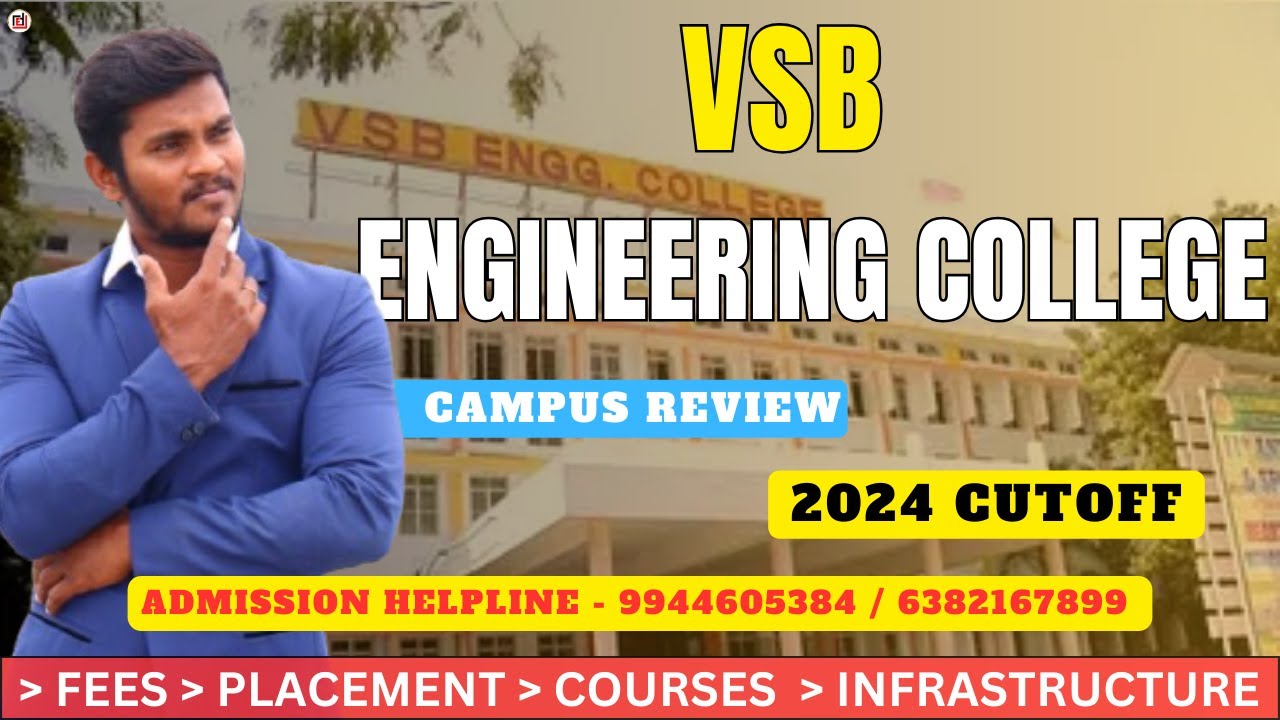 VSB Engineering College  - Full Review in Tamil| #Neetcutoff #tnea #placement#college#admission