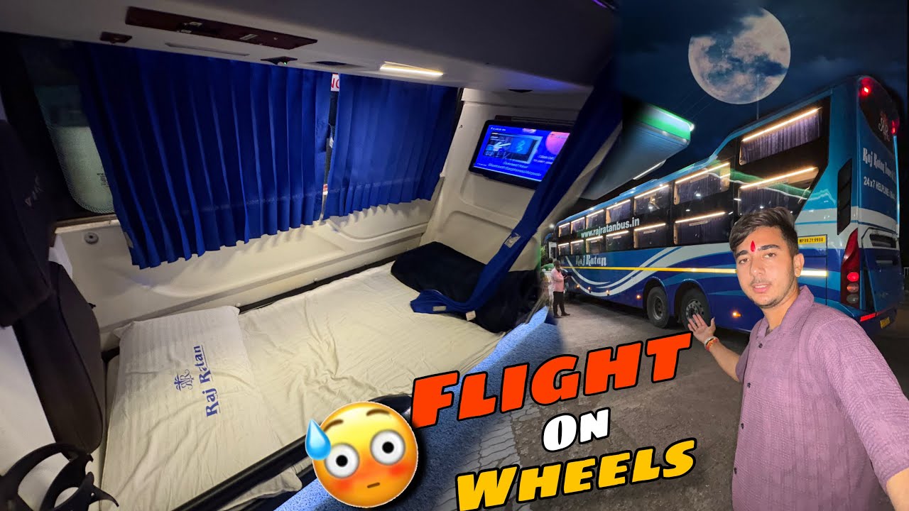 I Travelled in a Luxury Volvo Bus worth 2.5 Crores 🥵 | Bhopal to Pune via Indore ✈️