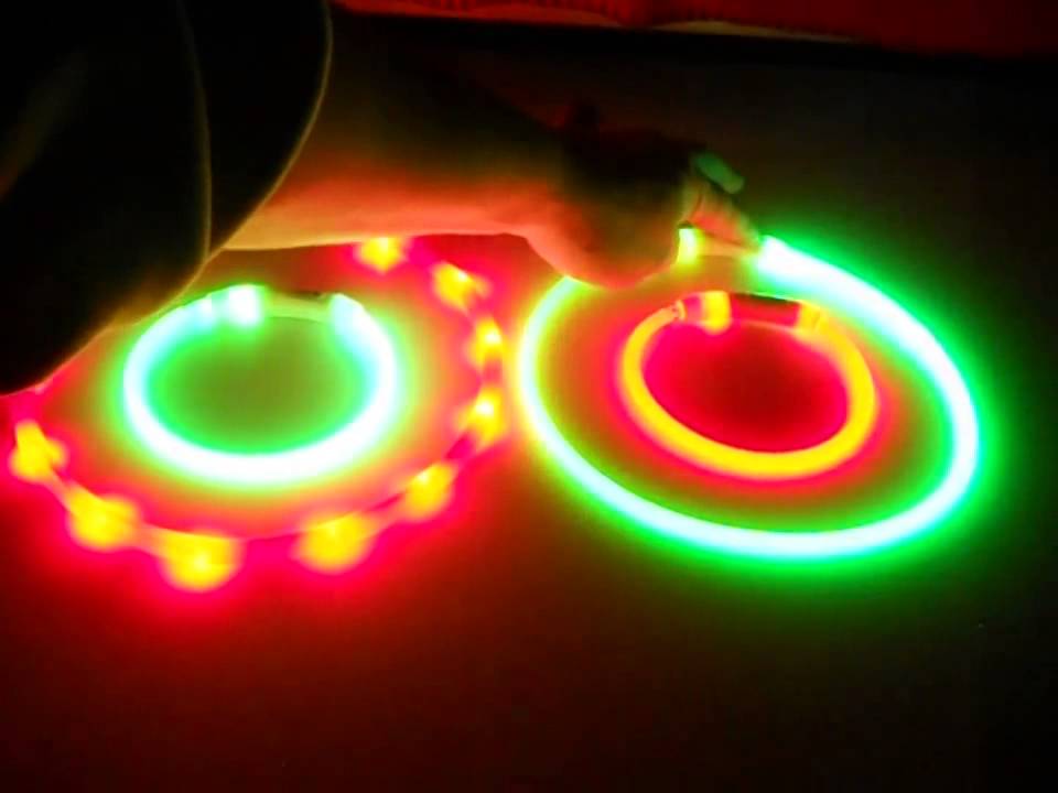 Svítící elektronický obojek pro psy s USB nabíjením