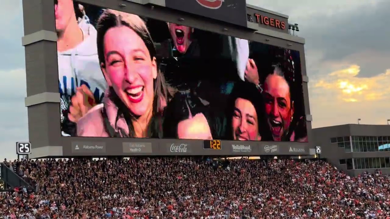 Auburn vs Ball St 2025 Tunnel Video Fly Over 4th Quarter 