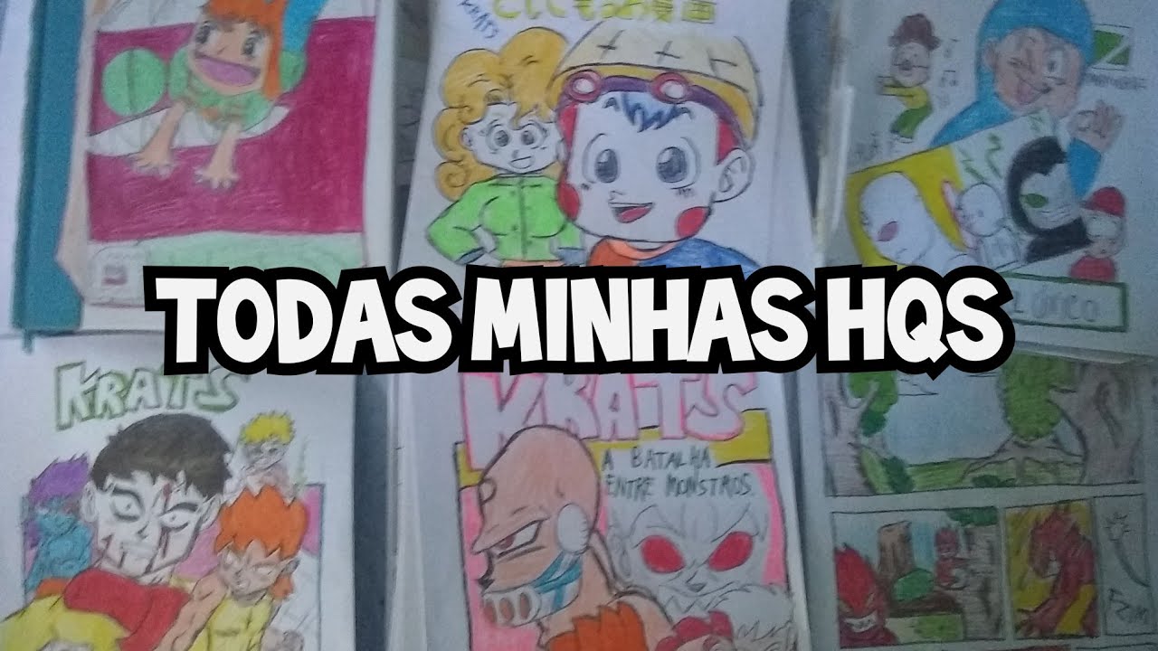 TODAS MINHAS HQS (história em quadrinhos) PARTE 2!