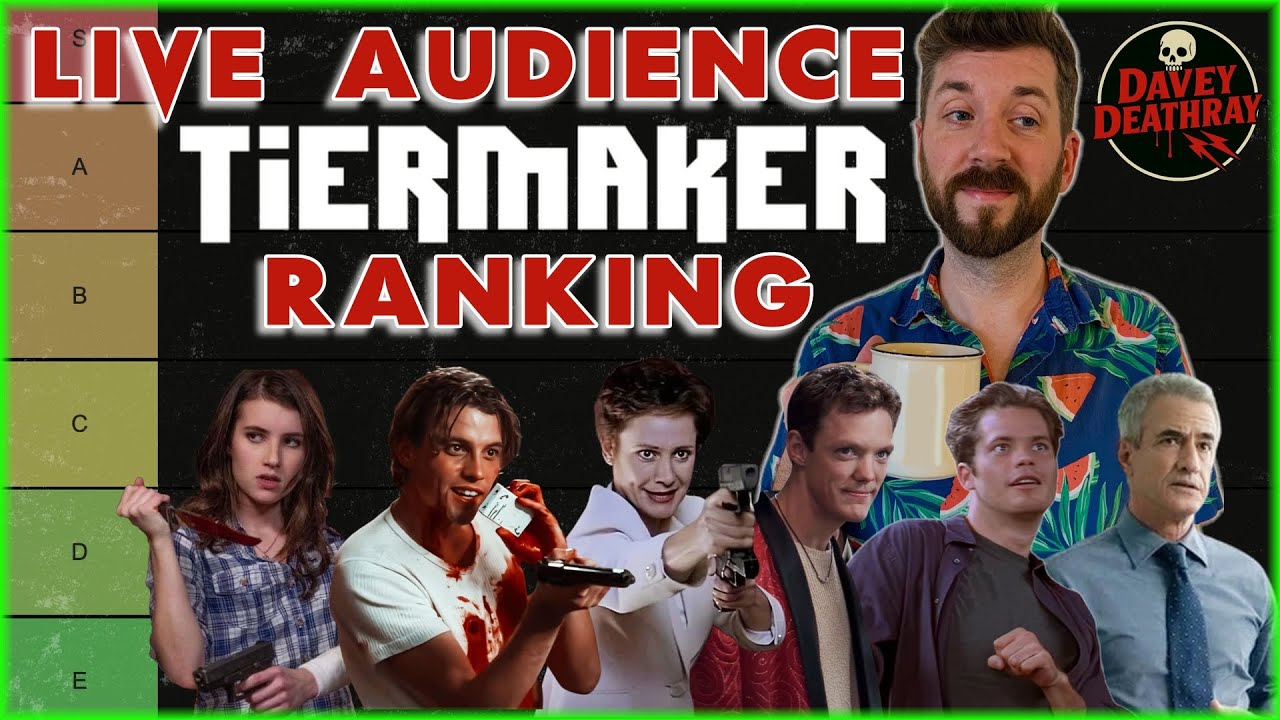 LIVE Ghostface Tiermaker Ranking — Every Scream Killer Ranked by YOU!