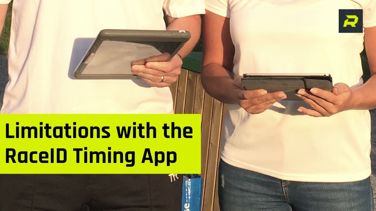Limitations with the RaceID Timing App