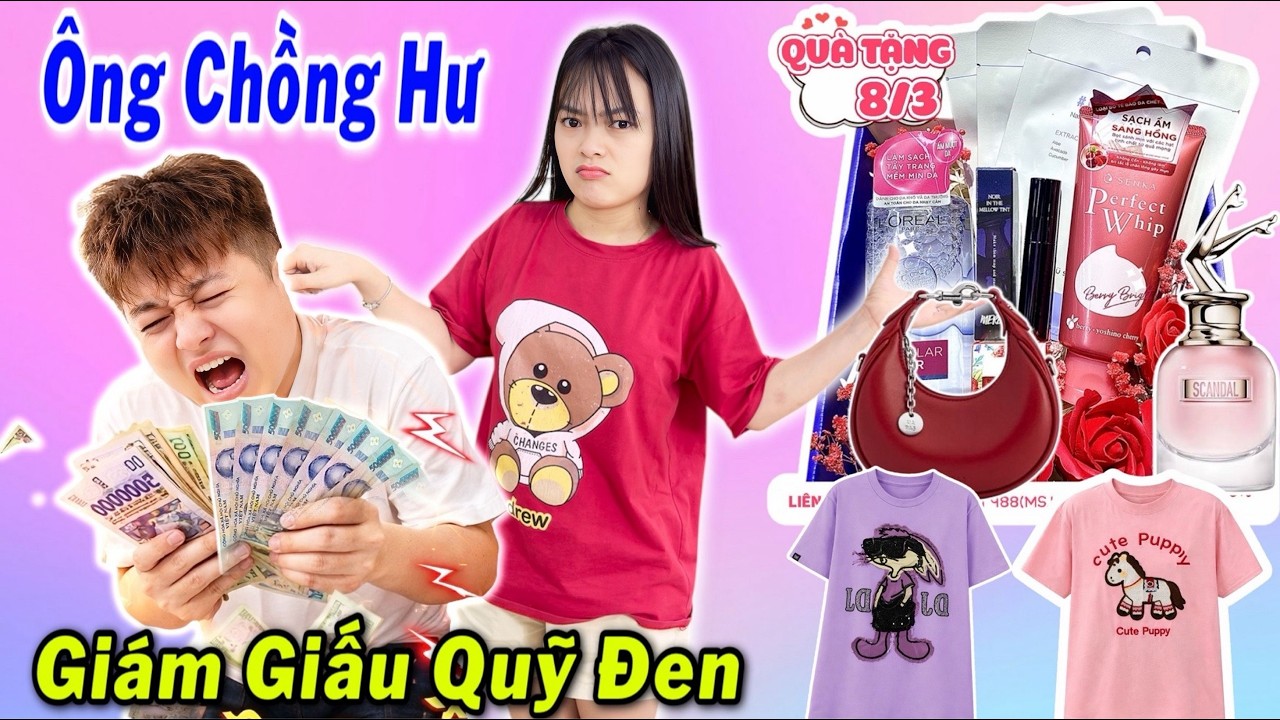 Mẹ Hằng Lấy Hết Tiền Quỹ Đen Của Bố Hùng Mua Quà 8/3