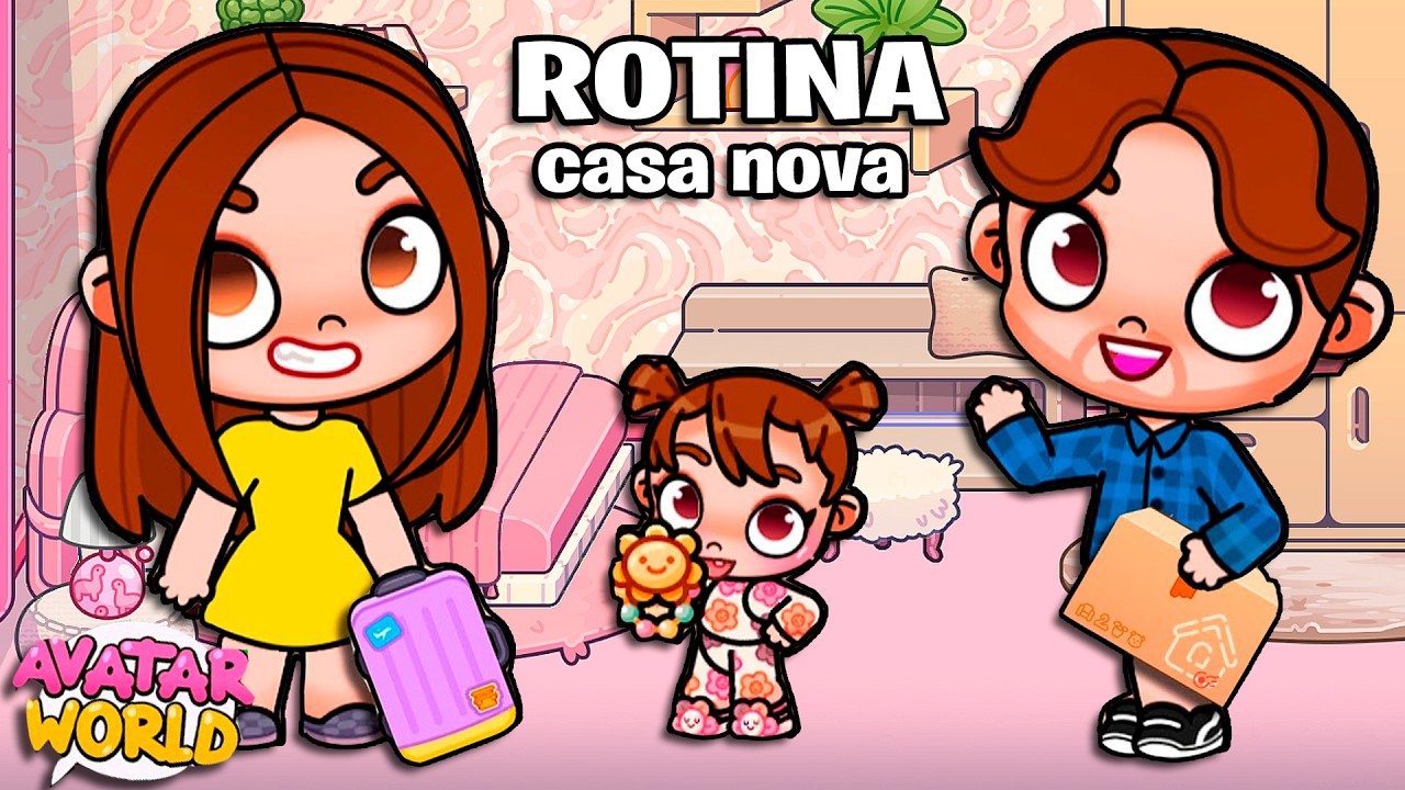 ROTINA DA BEBÊ NA NOVA CASA EM AVATAR WORLD | PAZU
