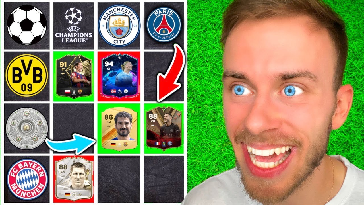 Ich habe FUßBALL TIC-TAC-TOE gespielt! (& wurde HOPS genommen 😂)