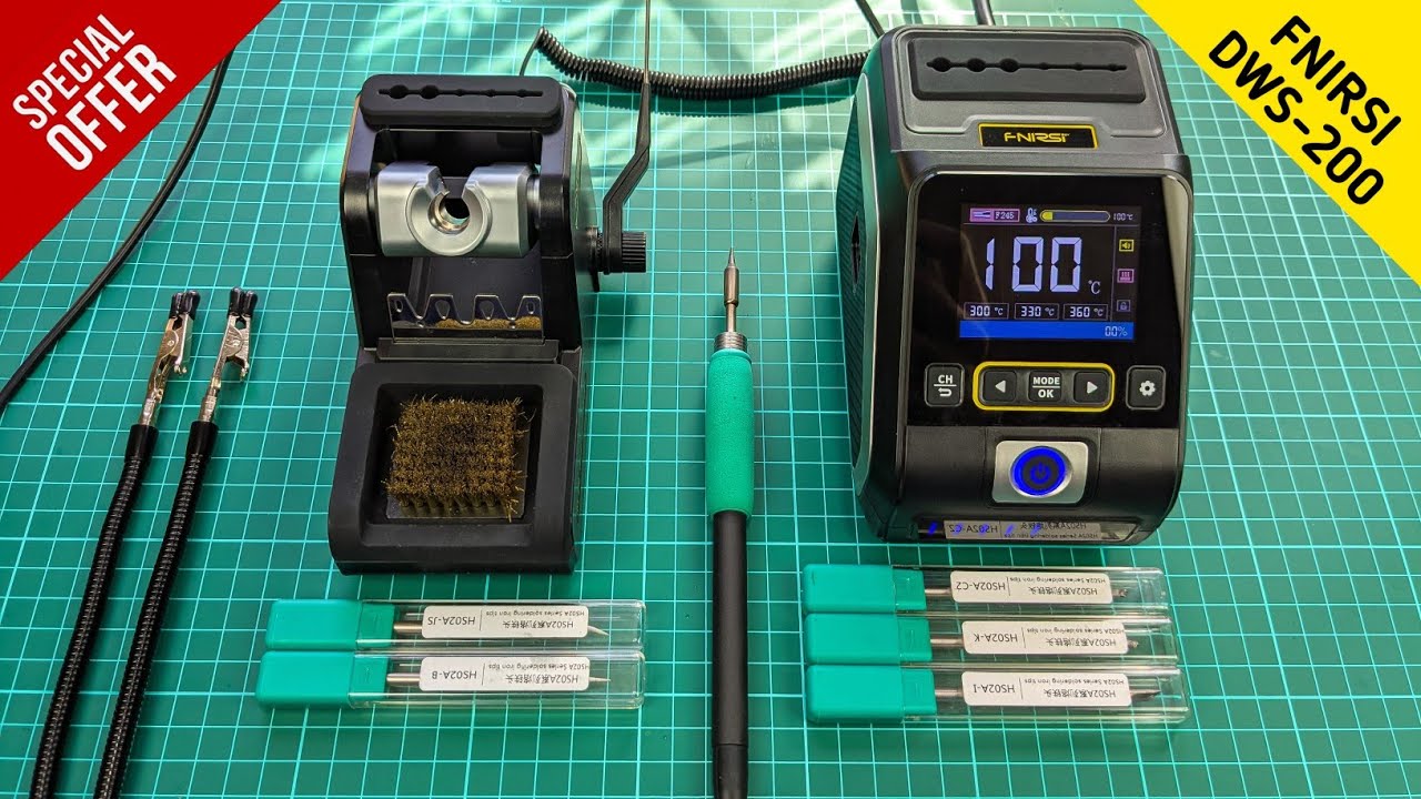 Fnirsi DWS-200 Review &mdash; The Ultimate Soldering Station for Beginners & Pros