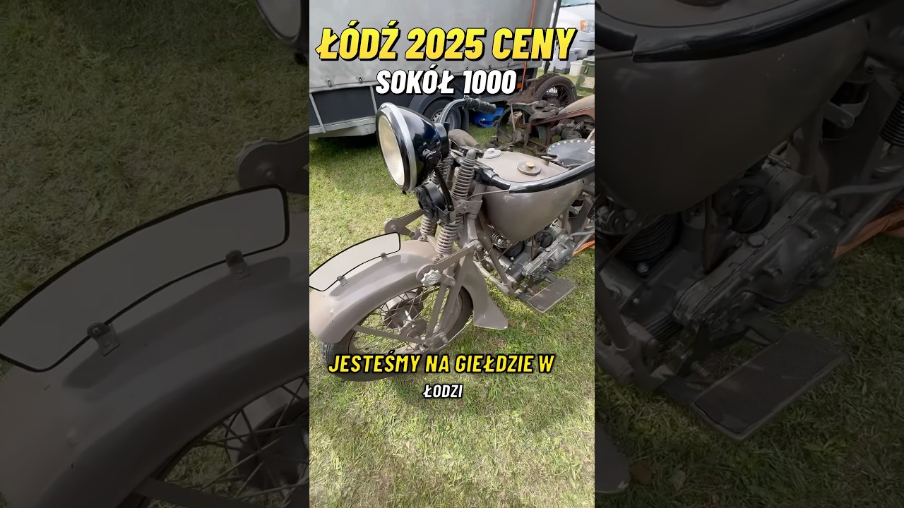 Sok&oacute;ł 1000 na Moto Weteran Bazar Ł&oacute;dź 2025 Ceny zabytkowych motocykli. Targ Staroci