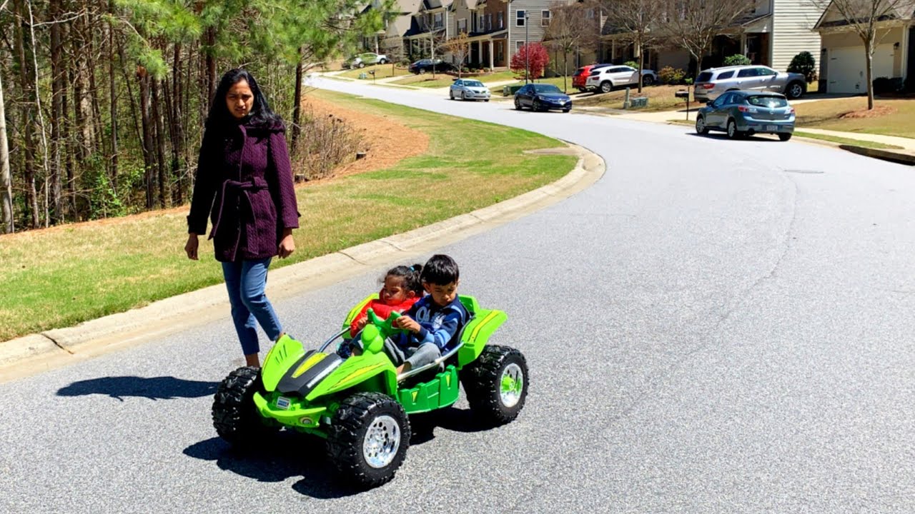 Power Wheels Dune Racer Unboxing Assembly & Ride | USA Telugu Vlogs | USA