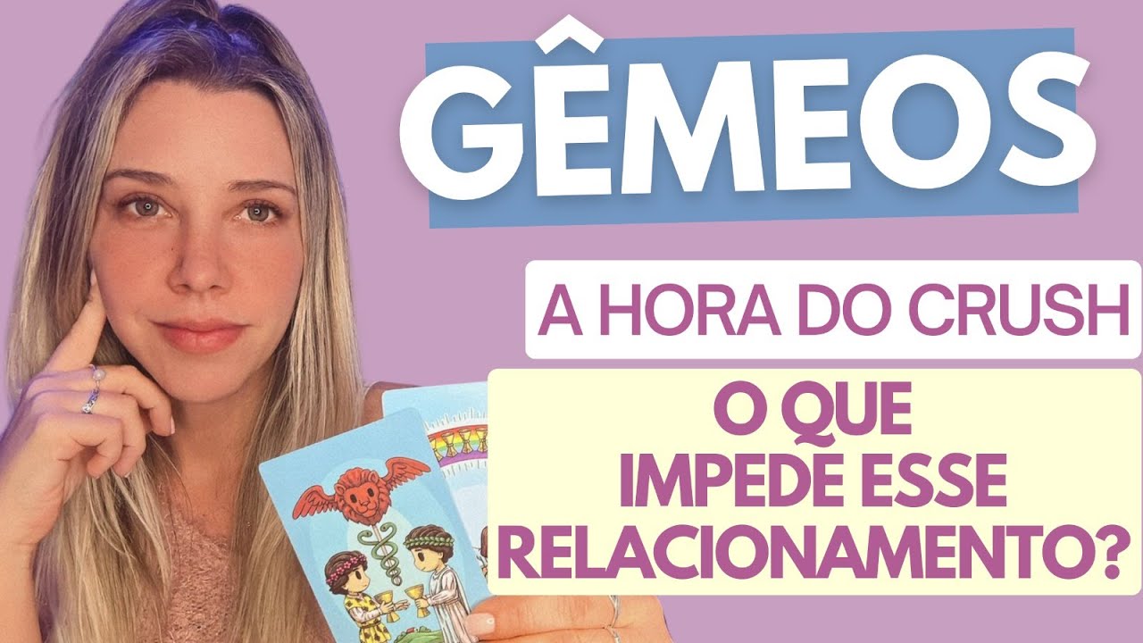 GÊMEOS ♊️ A HORA DO CRUSH ❤️ A verdade é que essa pessoa te ama. Uma novidade que alguém gostou!
