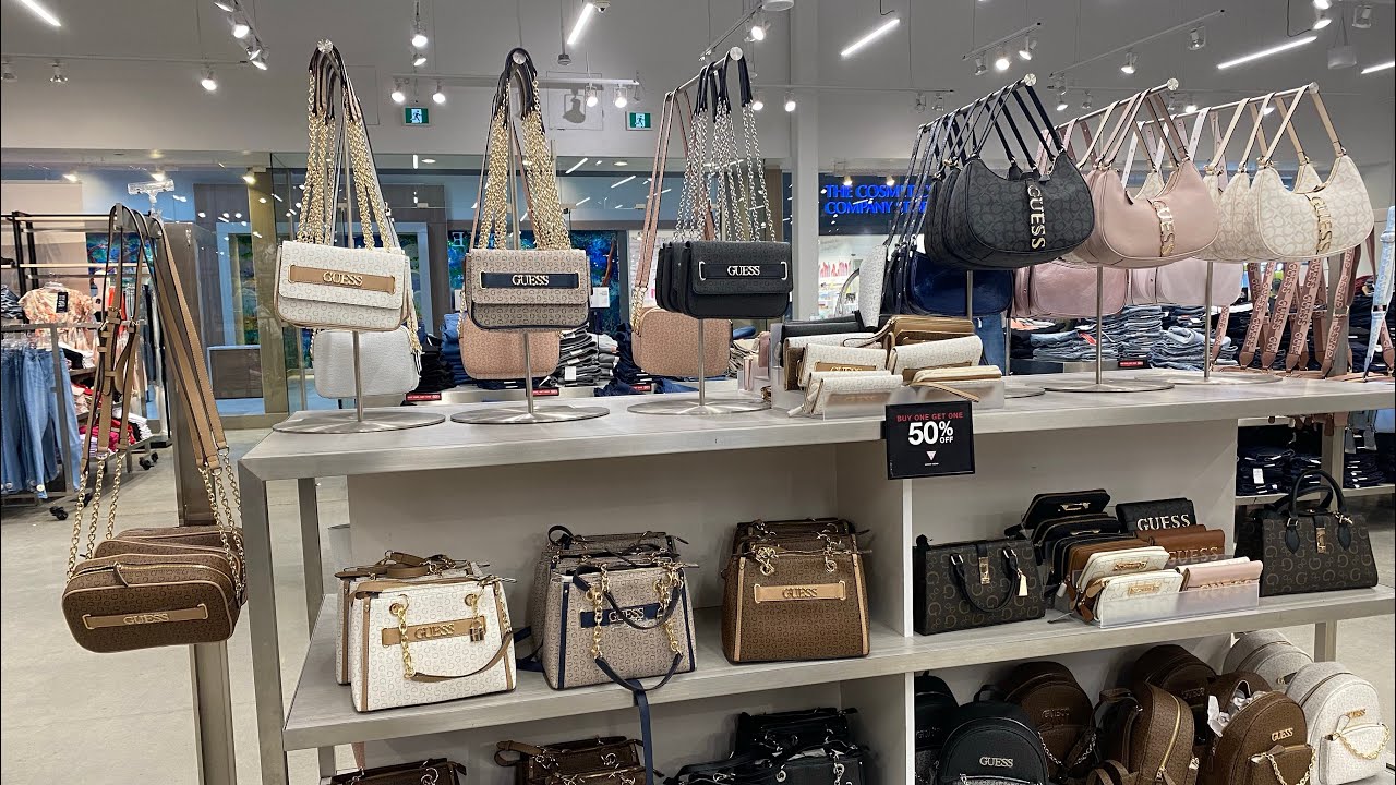 GUESS OUTLET ~SALE UP TO 50% OFF~BAG~WALLET ~CLOTHES ~SHOES #shopwithme #shopping