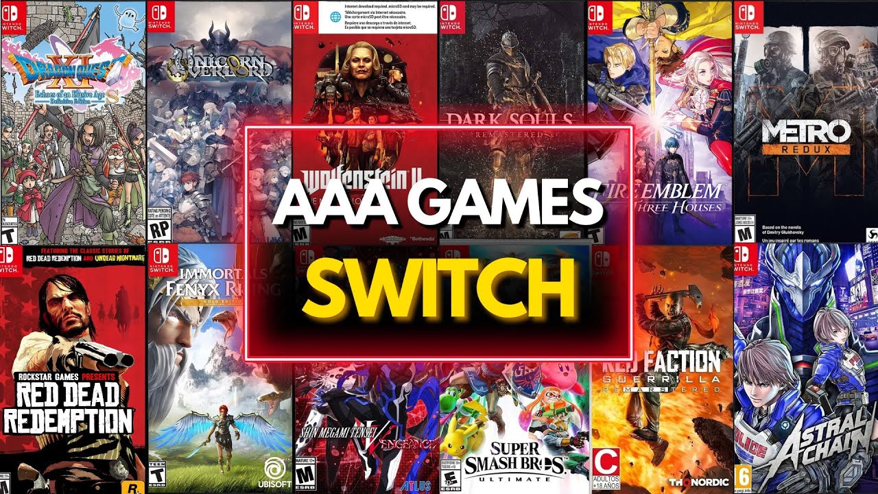 TOP 45 Best AAA Nintendo Switch Games (2025)