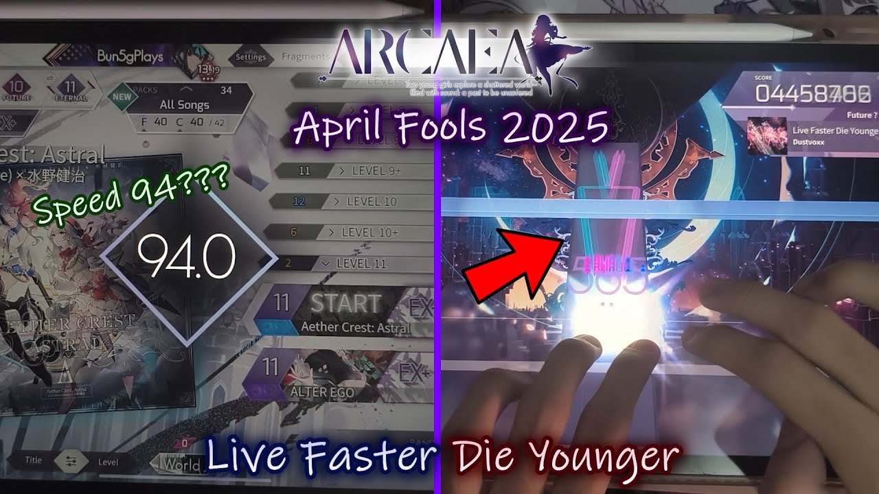 【Arcaea】 Live Faster Die Younger Reaction + PM! (April Fools 2025)