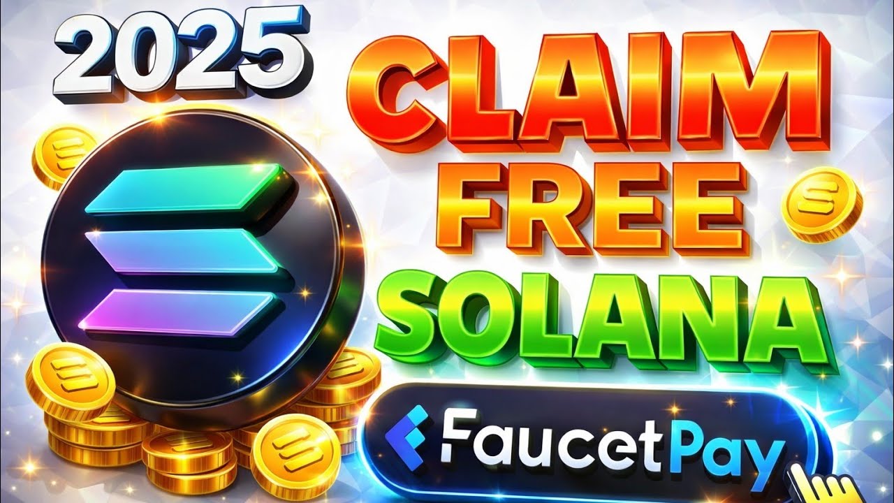 solana coin daily faucet claim | crypto free faucetpay zero invest 