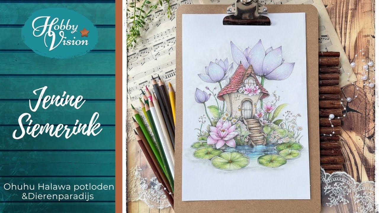 FBLive - 07-03-2026 - Jenine Siemerink - Inkleuren met Ohuhu Halawa potloden