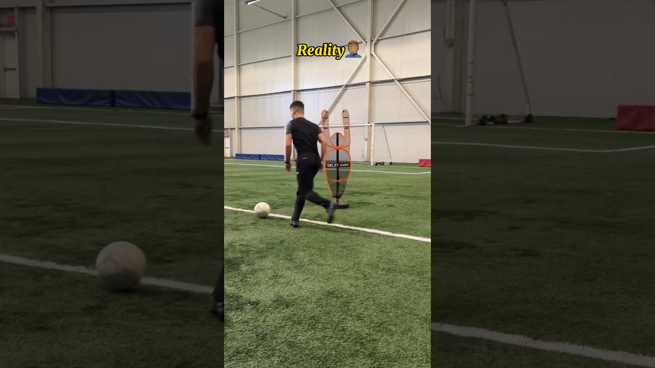 Instagram🤩 vs Reality🤦🏽&zwj;♂️ #football #soccer #instagram #vs #reality #shorts