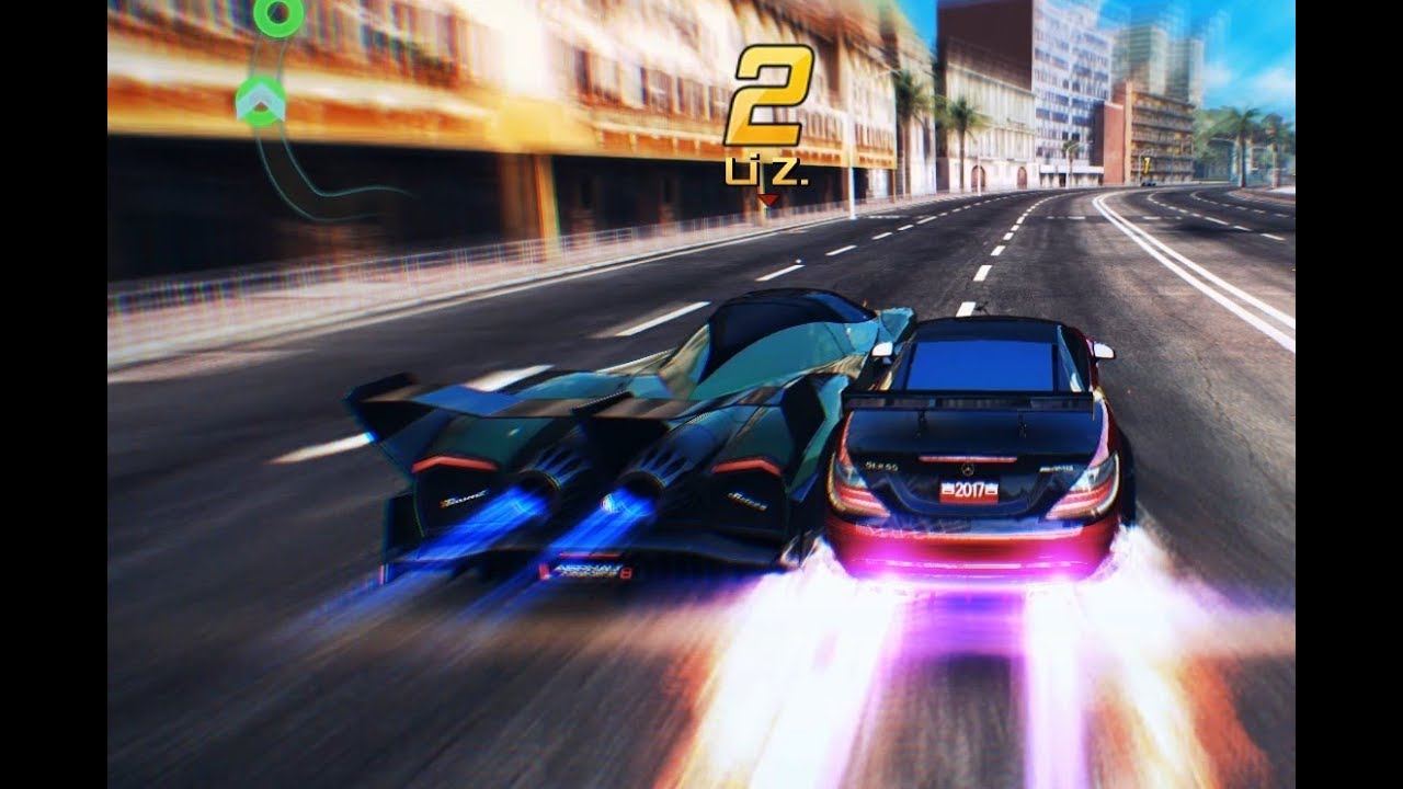 Asphalt 8 | Mercedes-Benz SLK 55 AMG SE | Multiplyer - rank 1828 | 540 km/h