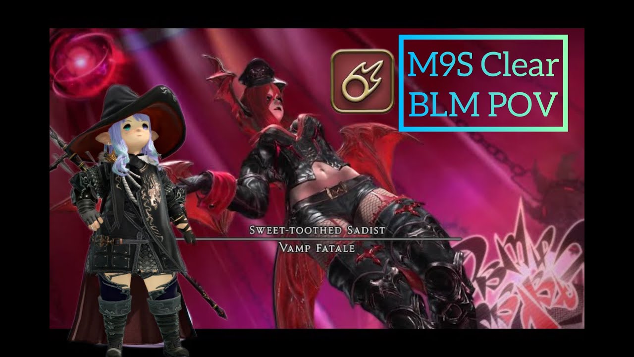 FFXIV BLM CRT Arcadion M9S Vamp Fatale Cleared PS5