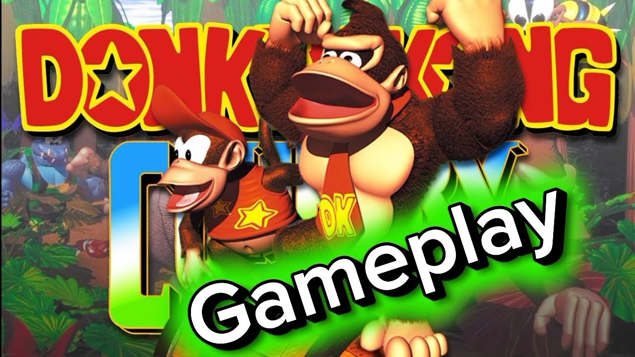 Retro Games  : jogo clássico do Super Nintendo  Donkey kong !!