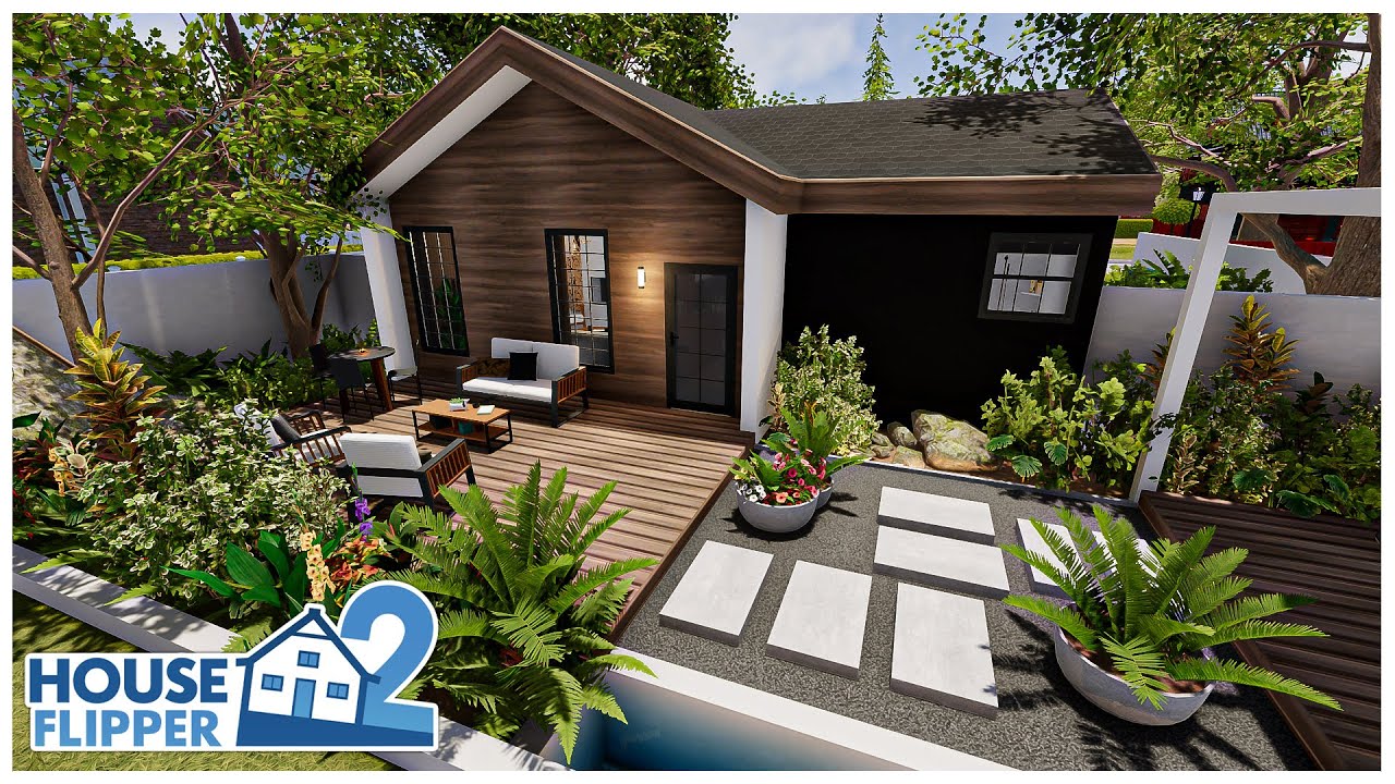 Compact Modern Home | House Flipper 2 - Custom Build From Scratch in Sandbox Mode - Full Tour