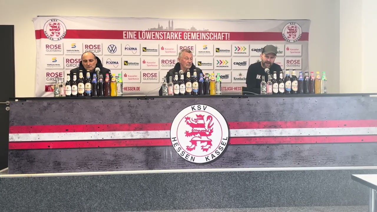 löwen.tv - KSV Hessen Kassel - FC Bayern Alzenau - Pressekonferenz 