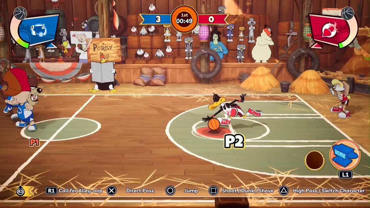 Looney Tunes: Wacky World of Sports Gameplay 🏀 PS5 - All 4 silly games