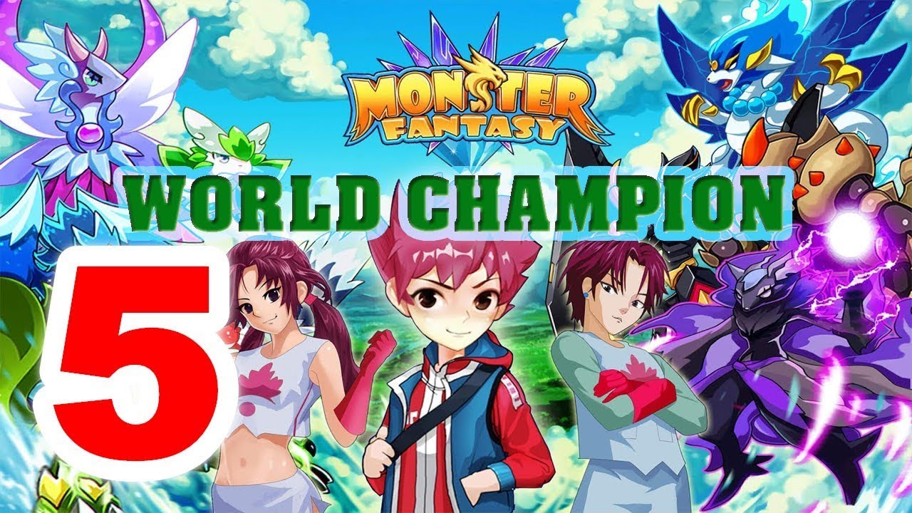 Monster Fantasy Gameplay Walkthrough Part 5: Challende Water Gym Master