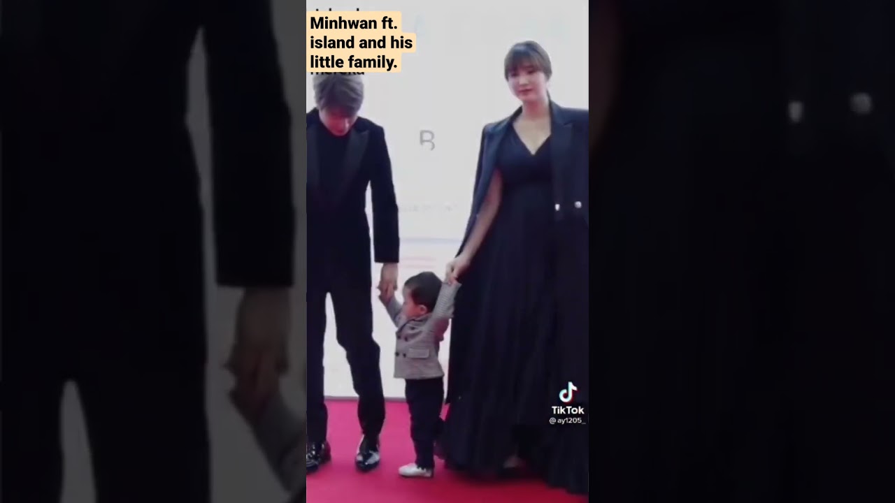 cutes KPop couple family🤧 #minhwan #yulhee #ftisland #kpop #cutebaby #family