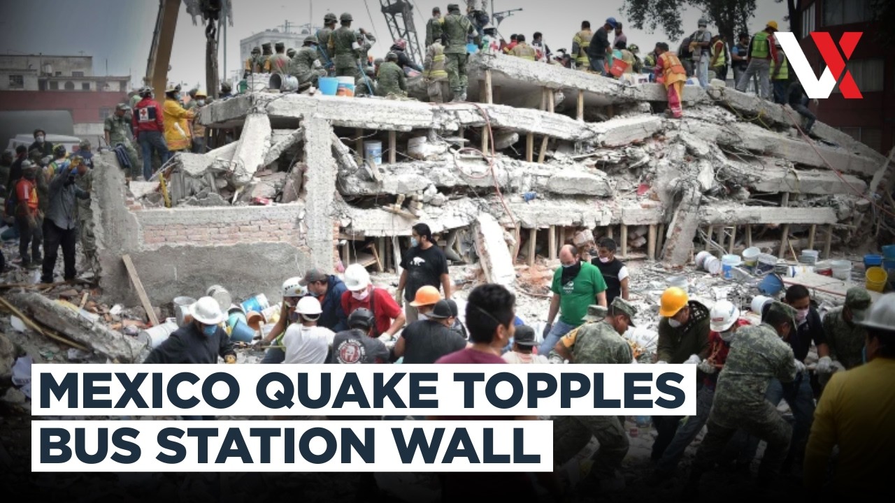 Powerful Mexico Quake Topples Bus Station Wall In Guatemala Border City | VERTEX