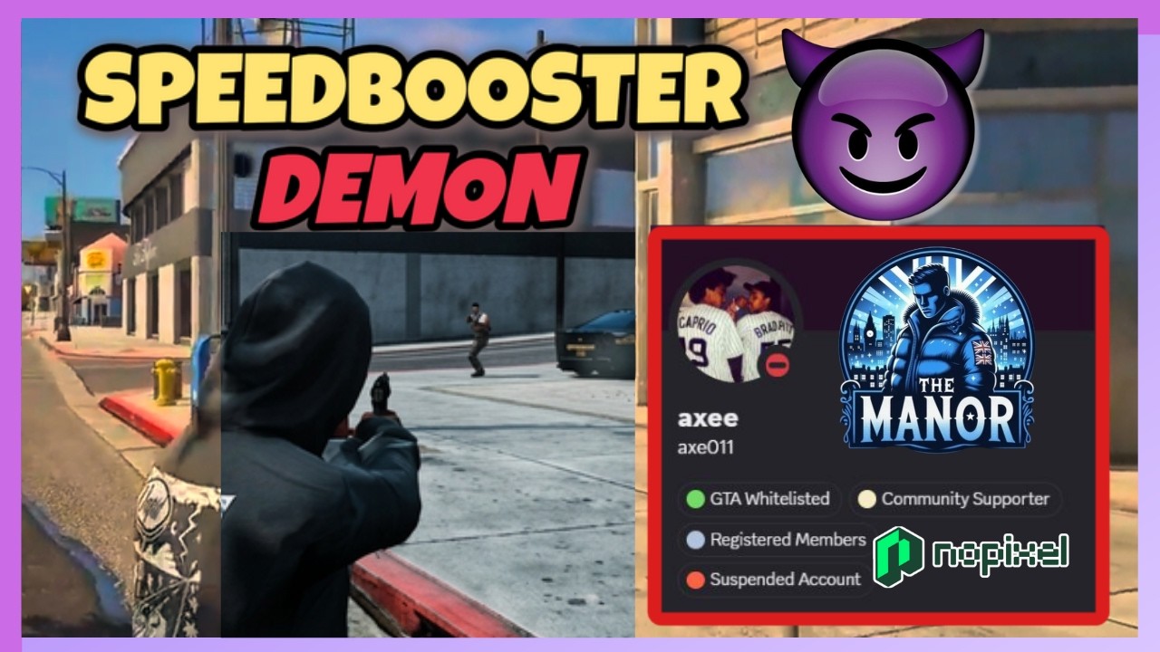 SpeedBoosting vs. Admins: Uncovering MANOR Marlon (0axe) NoPixel Account Suspension I GTA RP