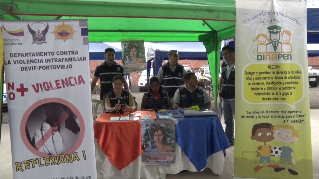 En Tosagua se promueve &lsquo;Manab&iacute; libre de violencia intrafamiliar&rsquo;
