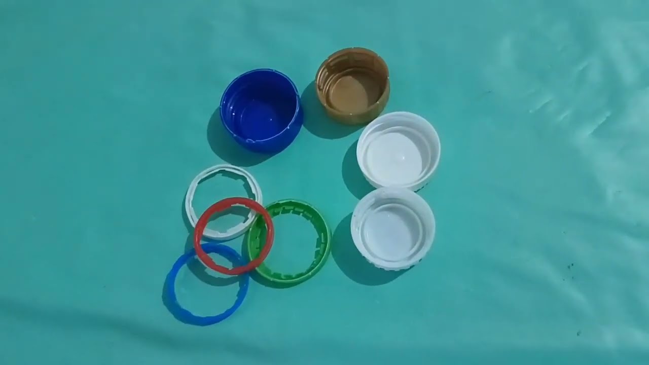 Mira lo que hice con un sello de tapa de botella pet, la decoración queda increíble