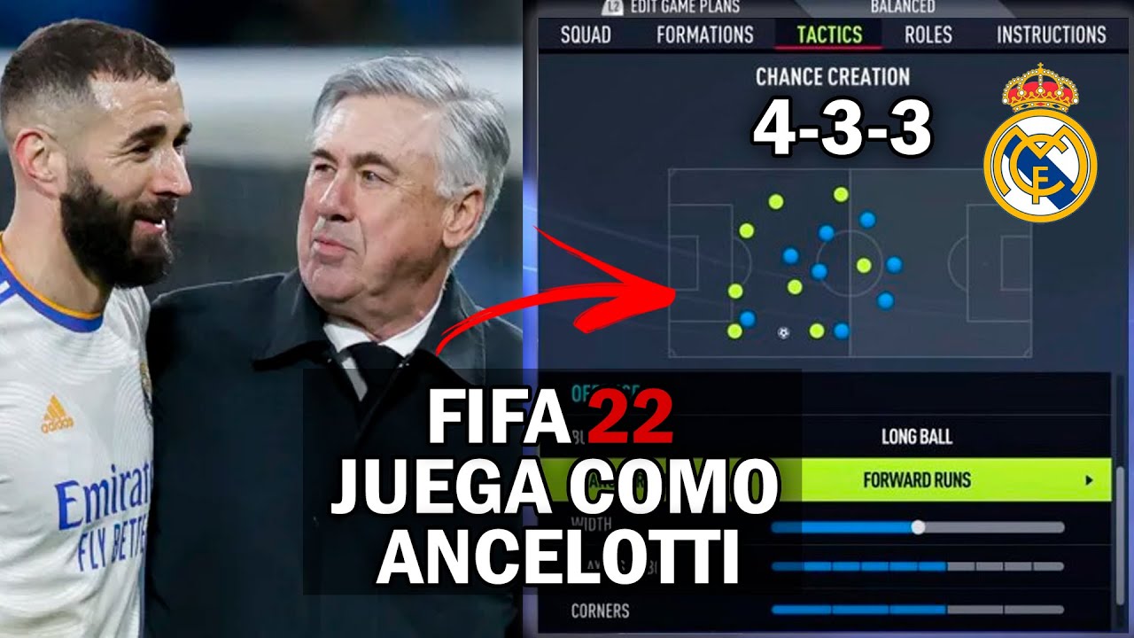 JUEGA COMO EL MADRID DE ANCELOTTI EN FIFA 22