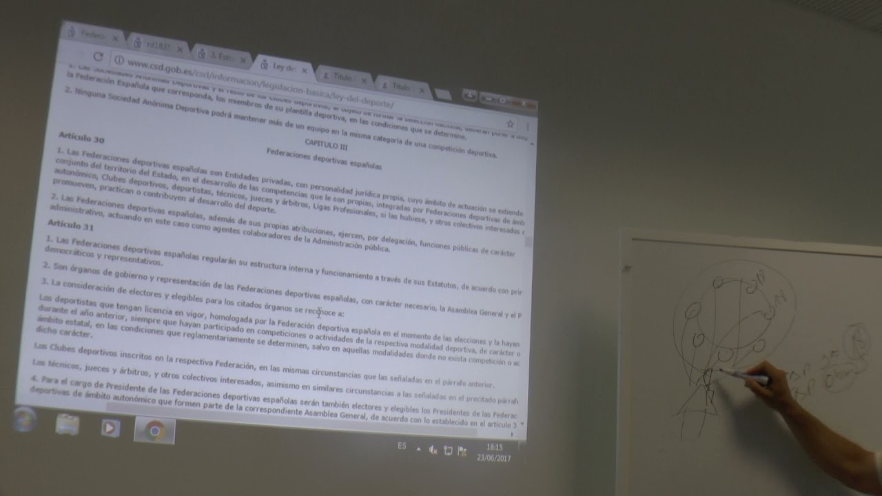 Curso Gesti&oacute;n Deportiva: Federaciones deportivas