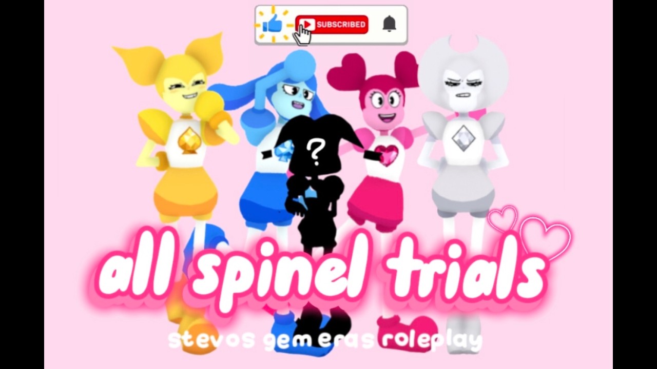 all spinel trials in stevos gem eras roleplay on roblox + a new spinel
