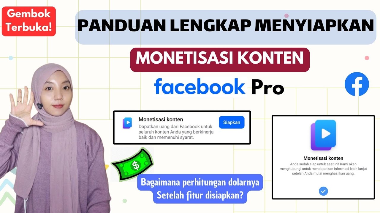 CARA MENYIAPKAN FITUR MONETISASI KONTEN FB PRO TERBARU 2025 | MENGHASILKAN DOLAR DARI FB PRO