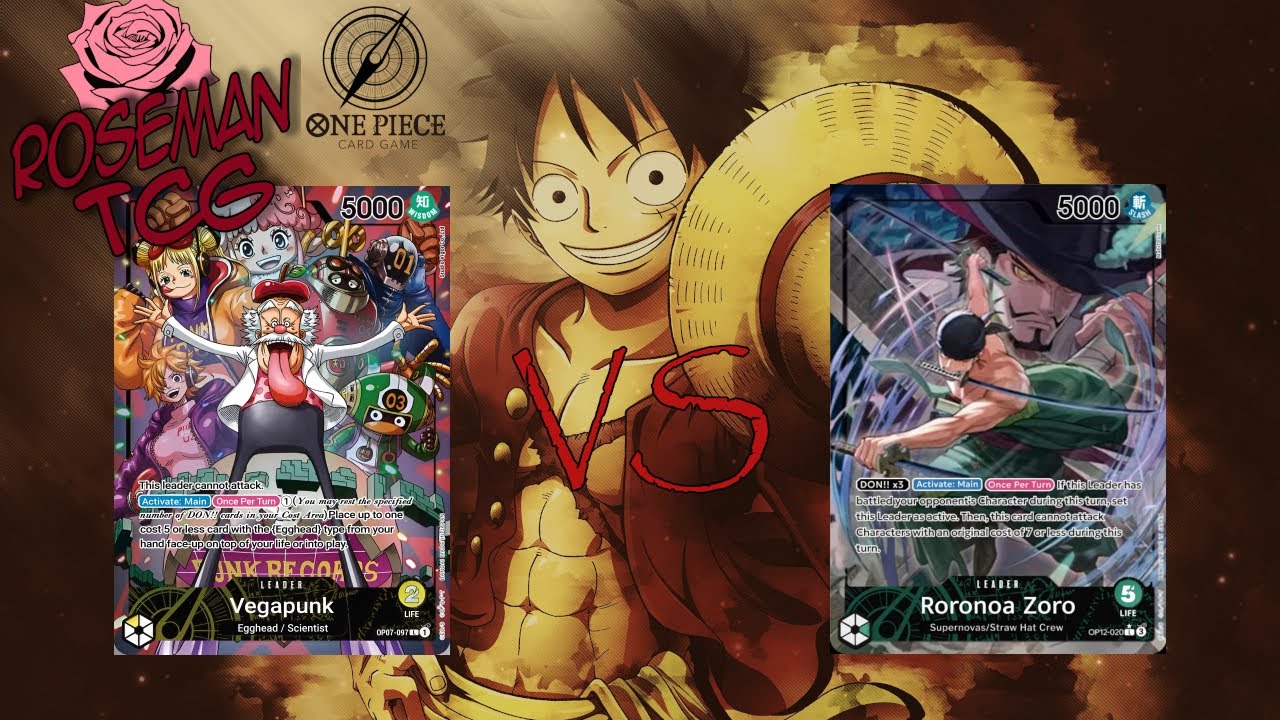 One Piece TCG Vegapunk v Green Zoro - Friendly