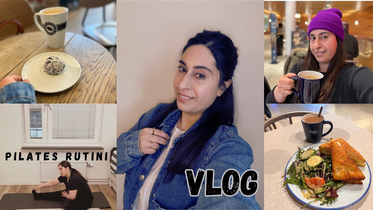 Günlük vlog: Evde pilates, kuzenim Gilde'de kahvaltı & arkadaşlarla Isveç fikası.
